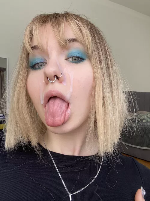 Tastes so good when drips on my tongue