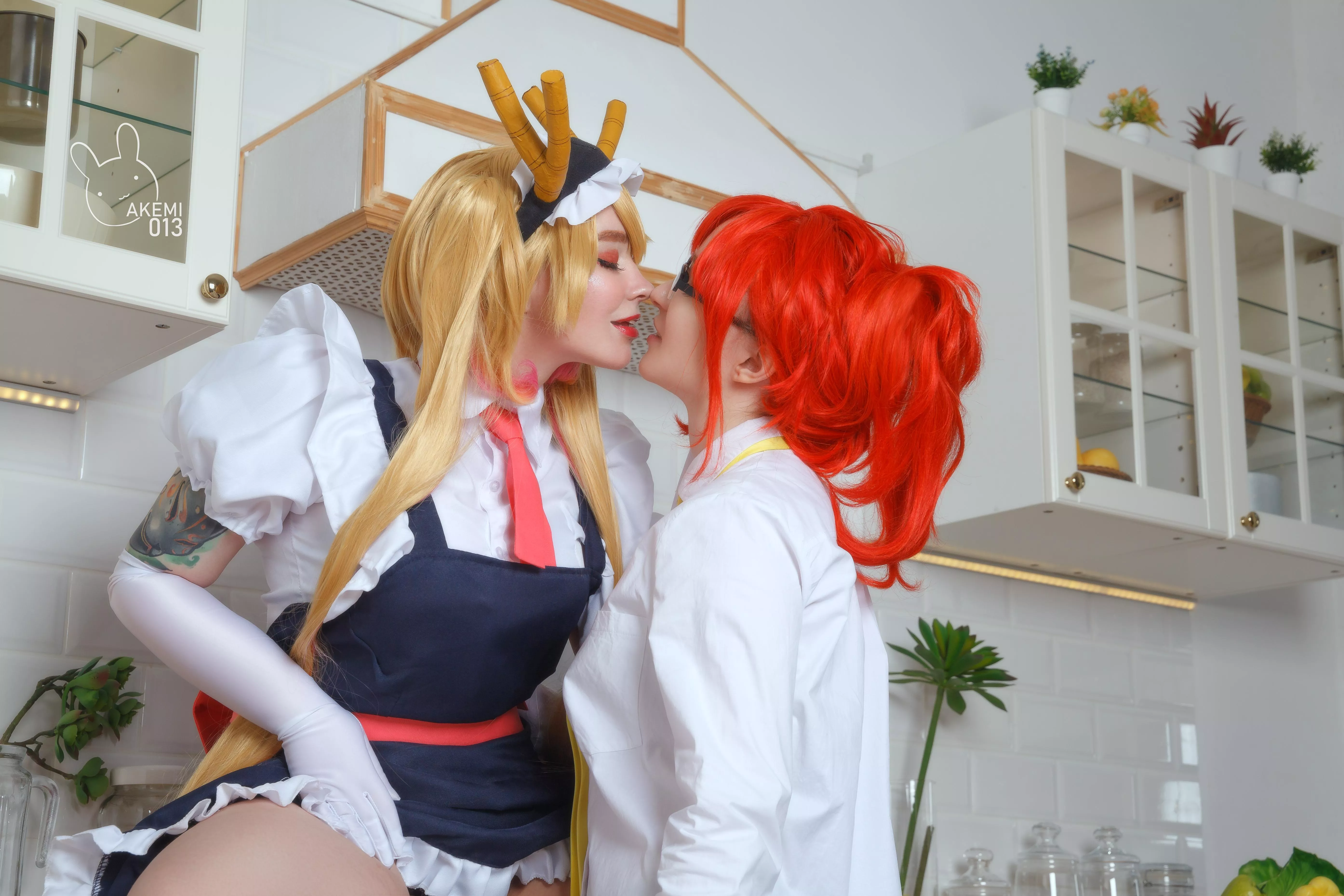 tohru and kobayashi (Akemi013 and Aurorspirit) [Kobayashi-san Chi no Maid Dragon]