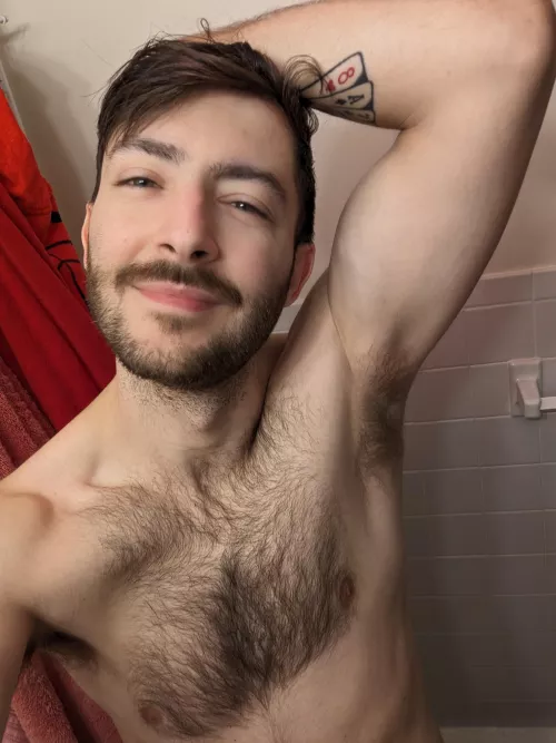 Who wants to get in here before I shower?