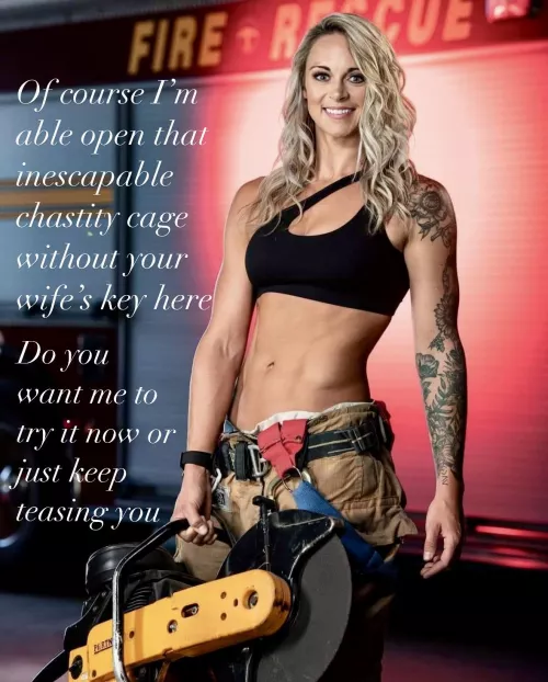 Would you let her “unlock” your cage?