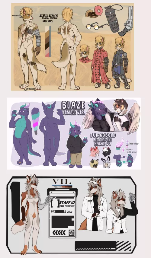 $50 ref sheet commissions open ! art by me :3