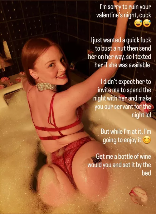 A simple text ruined your valentine's night 