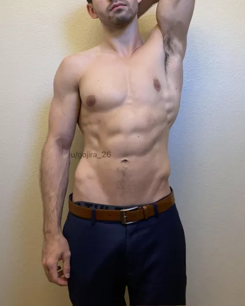 After taking off my suit