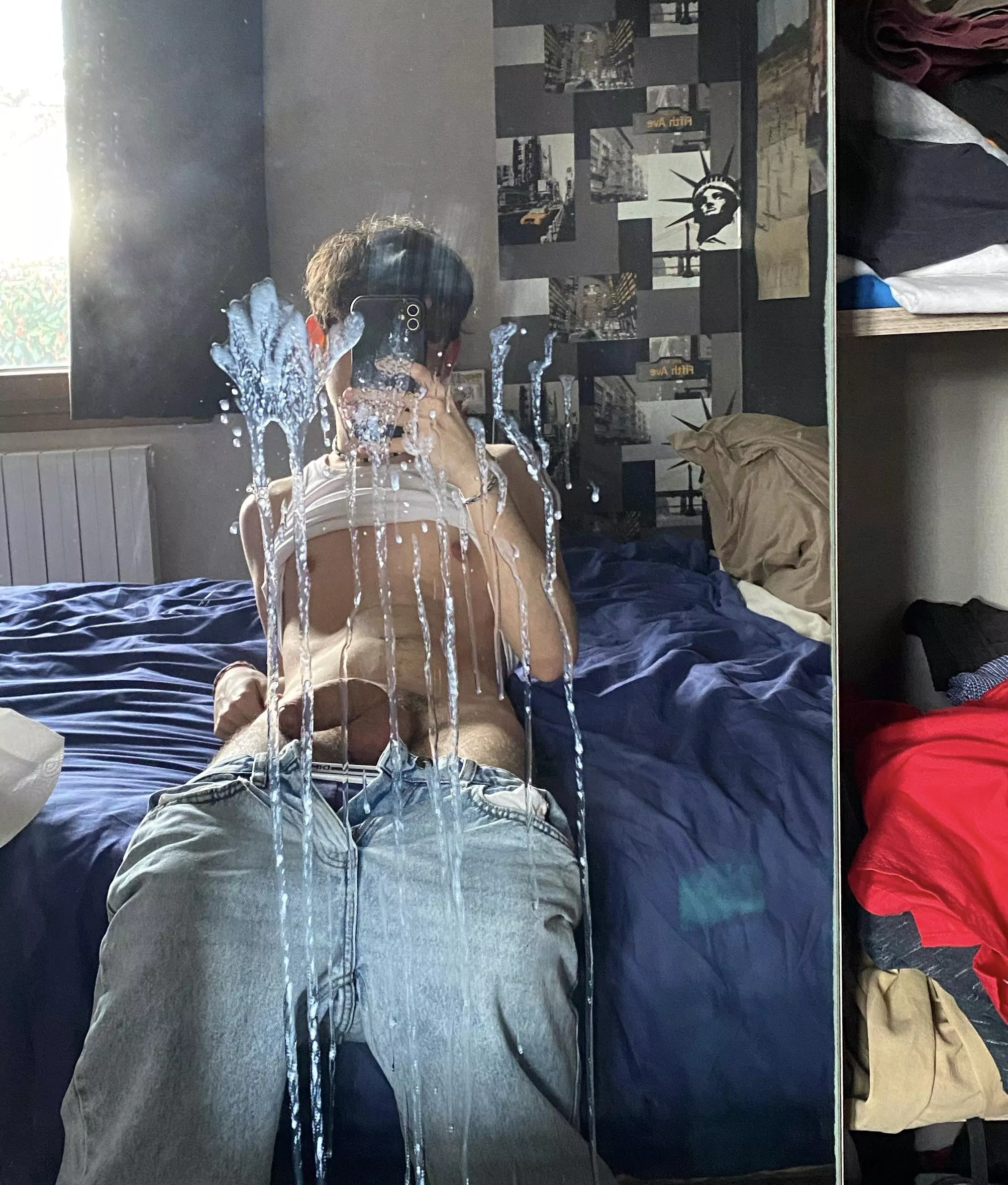 be a good boy and clean that shit up