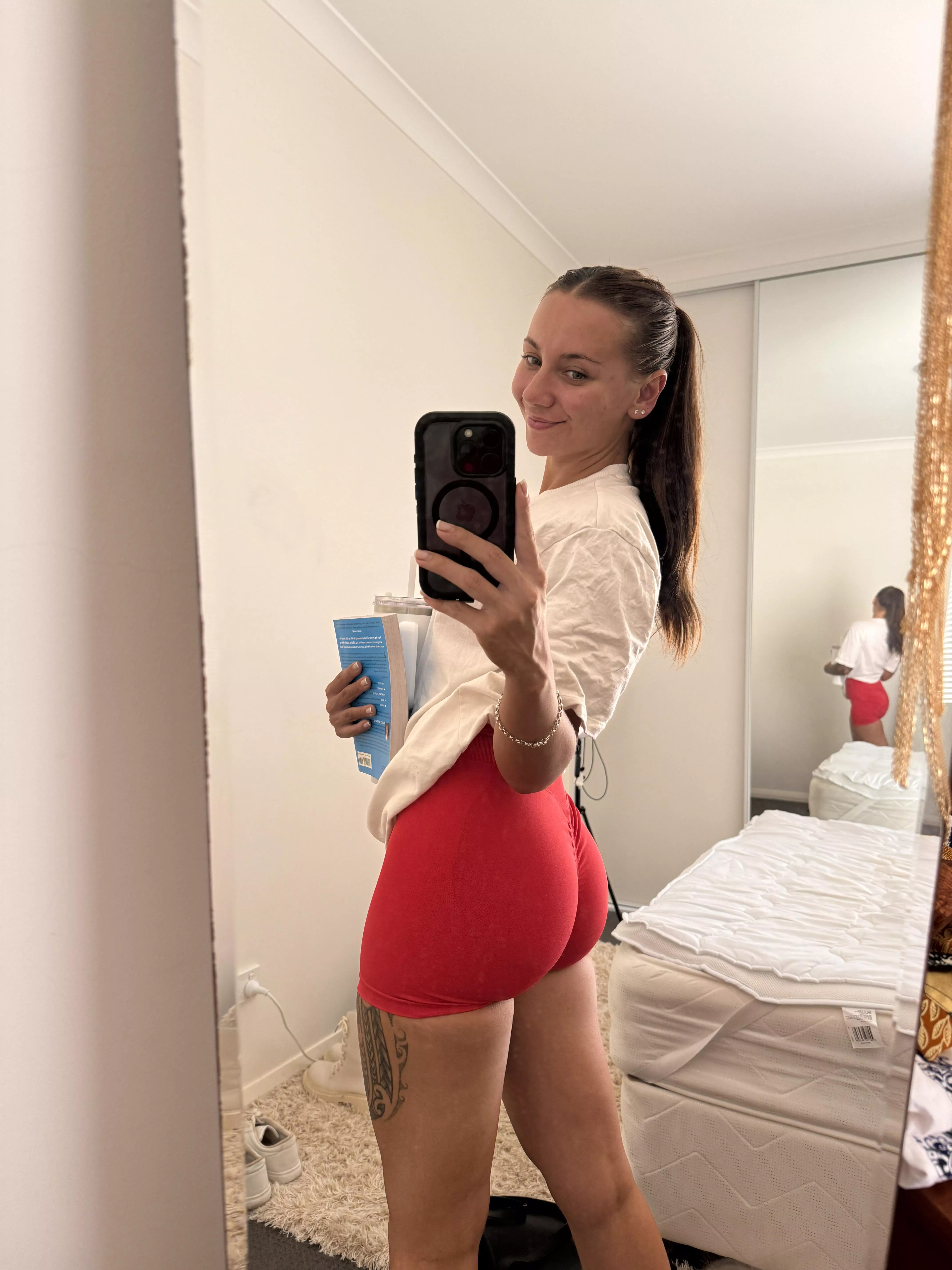 Can you tell I workout be honest