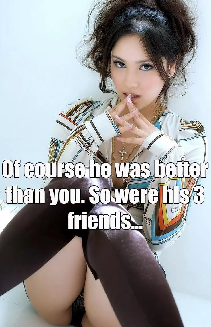 Cruel. But probably true.