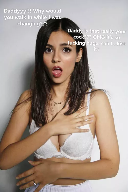 Daddy teaches her what a real man feels like