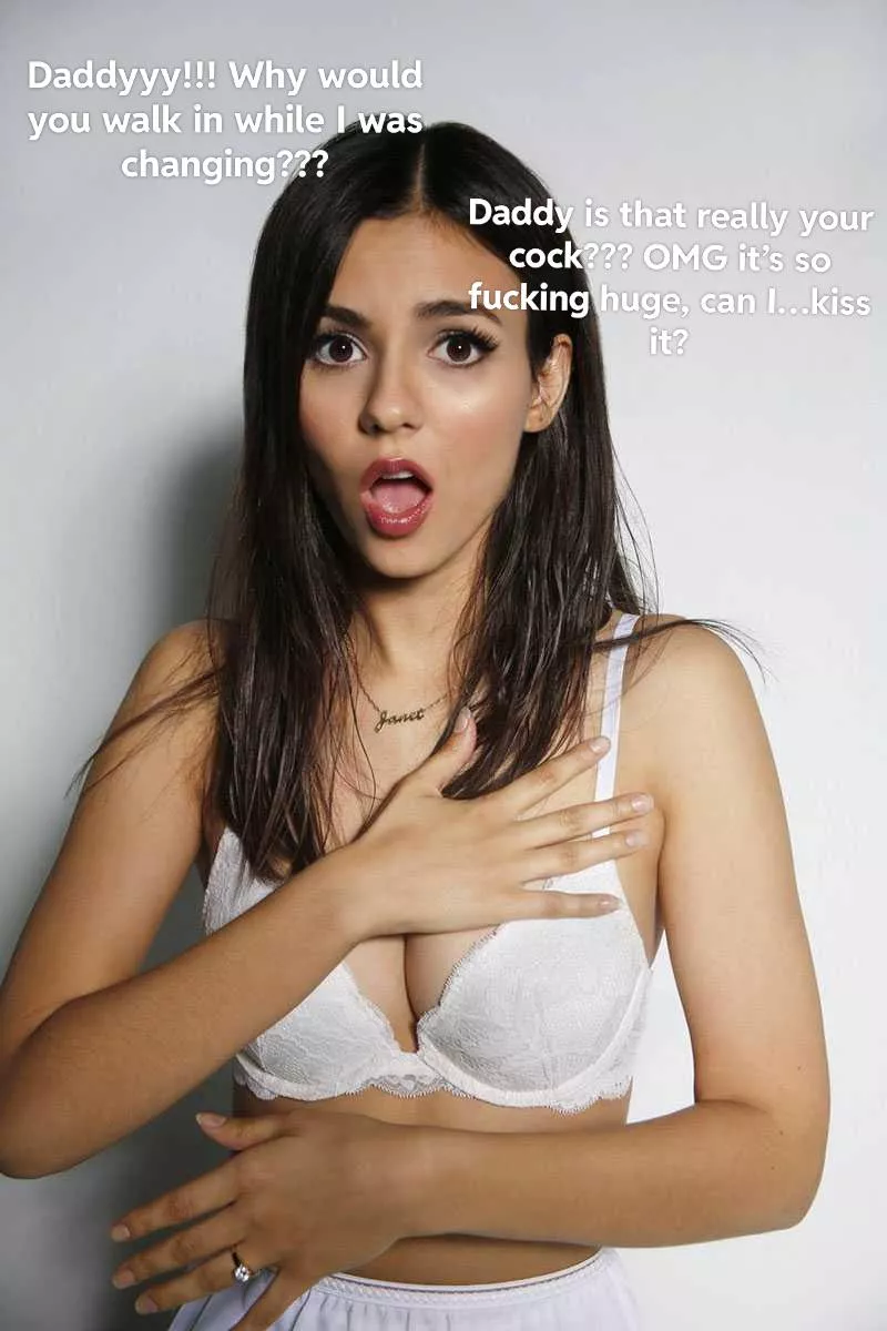 Daddy teaches her what a real man feels like