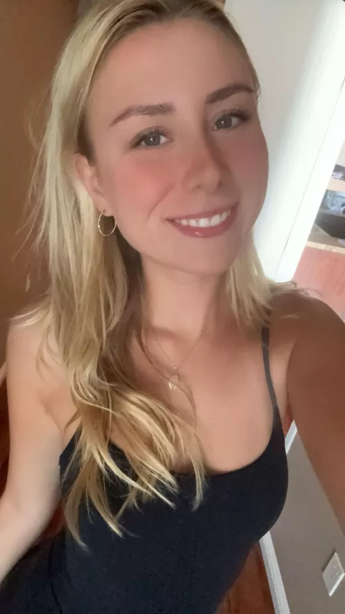 Do I look pretty with a smile on my face