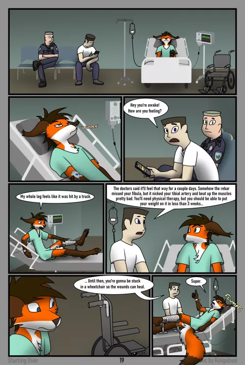 Double feature! I’m posting two pages instead of one (mainly because I’d feel bad making you wait two weeks just for text). Page 18 and 19 are up! Link in comments!