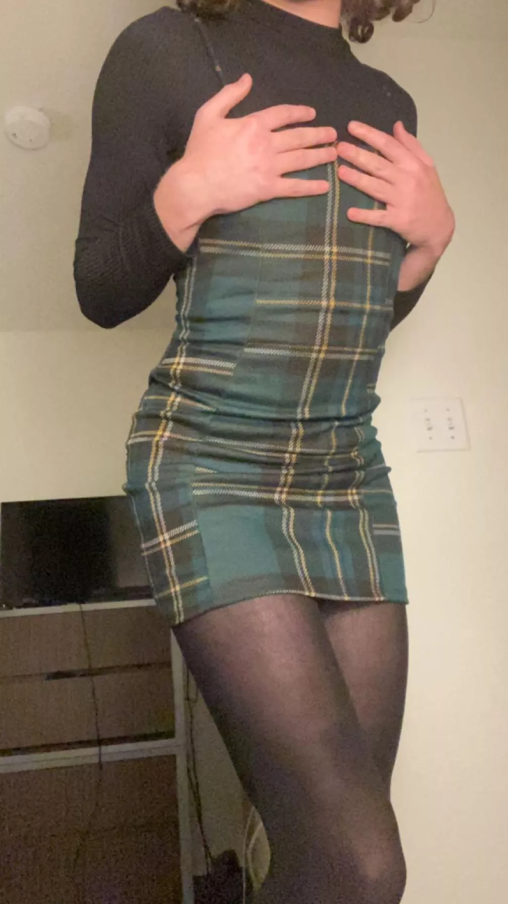 felt so cute in this dress !
