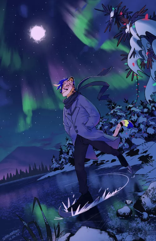 gliding ❄️ ✨ art by SMACKERINOs