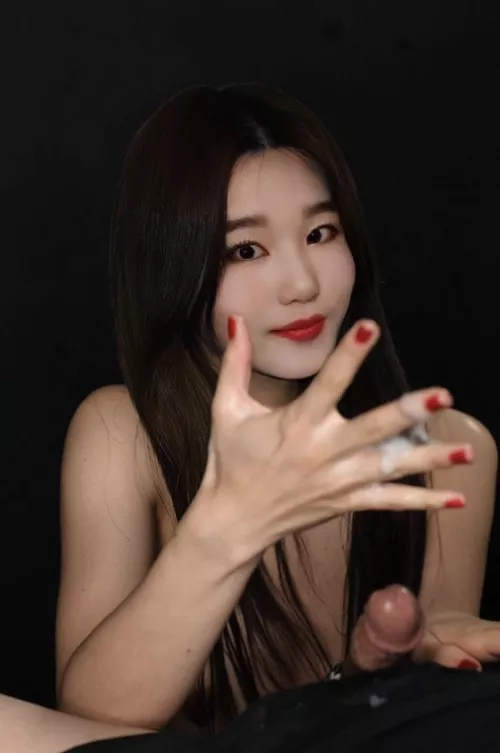 He took a pic after I finished him