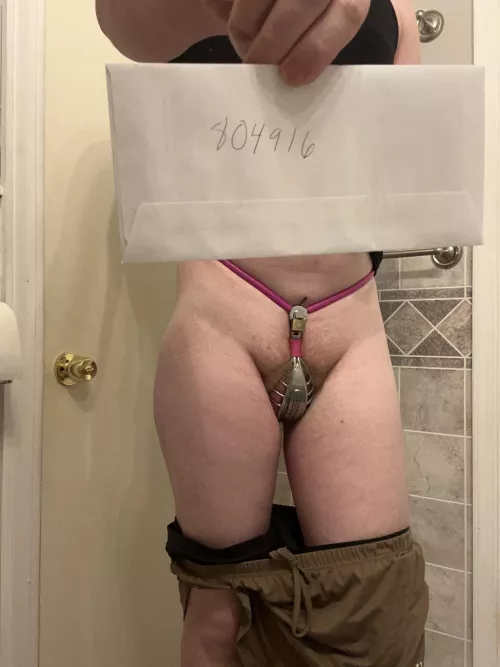 I created a chaster lock for my current locking period and I’m very happy to share it with others! The link is in the comments