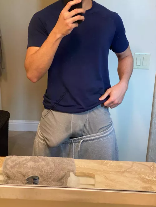 I’d have you drop to your knees and suck on my bulge