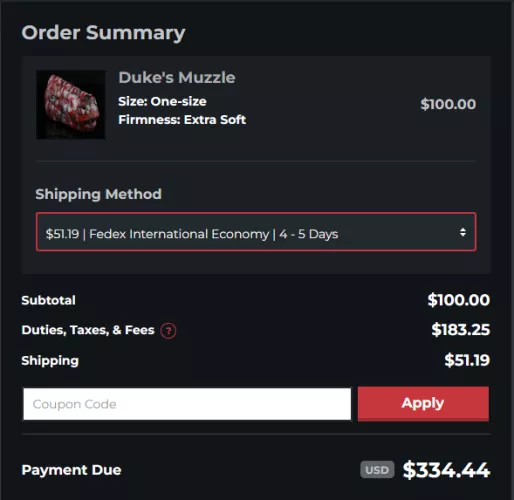 International Shipping