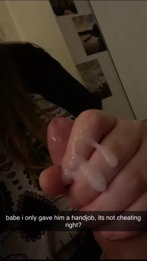 it was only a handjob 🙄🤭
