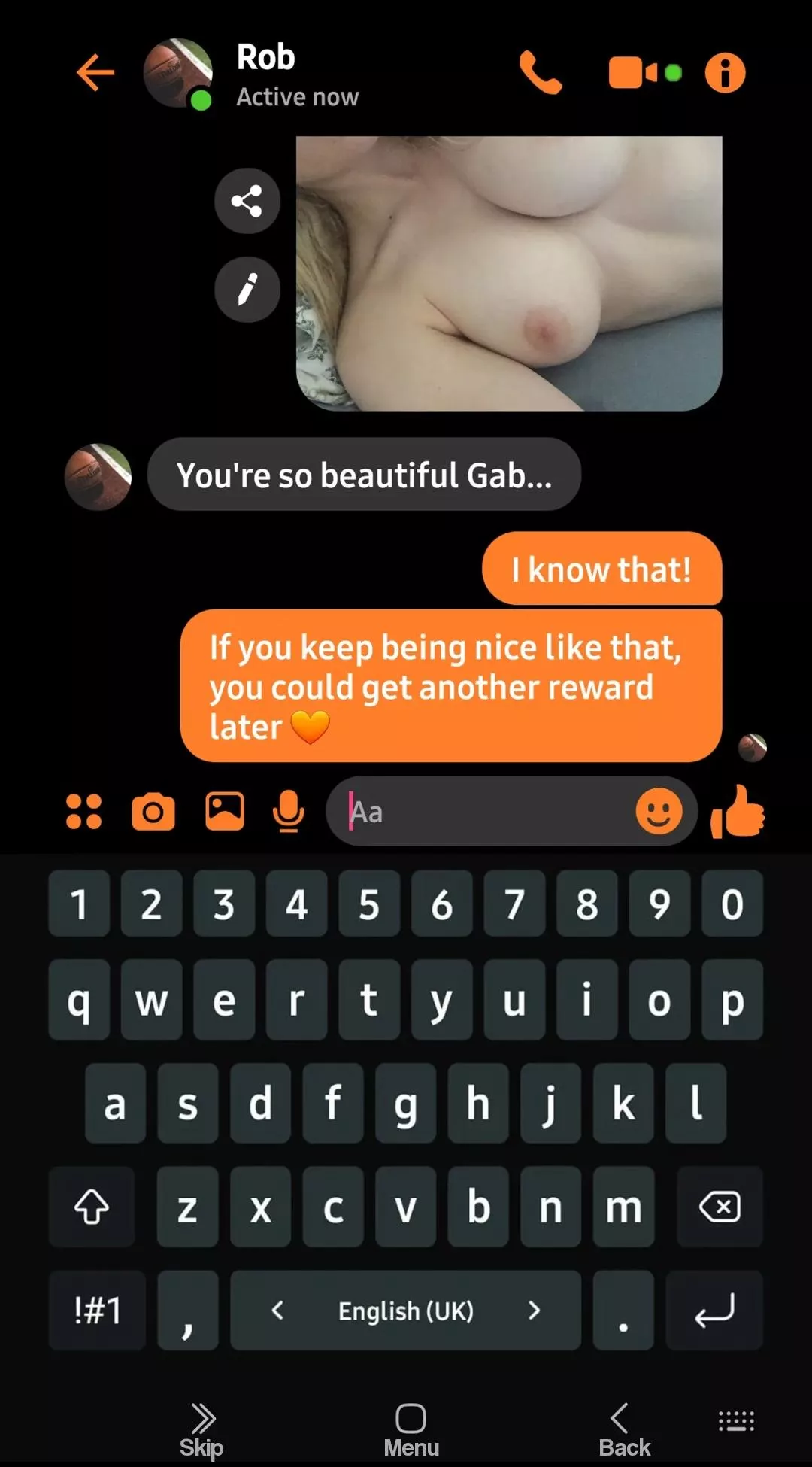 Let's behave then! (Lustful Phone)