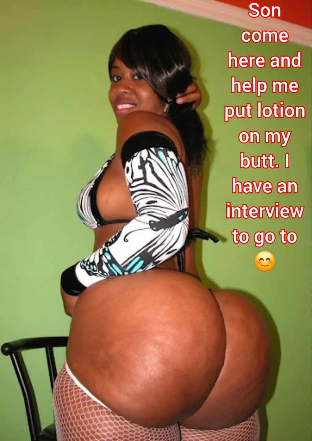 Mom's cheeks need to be soft