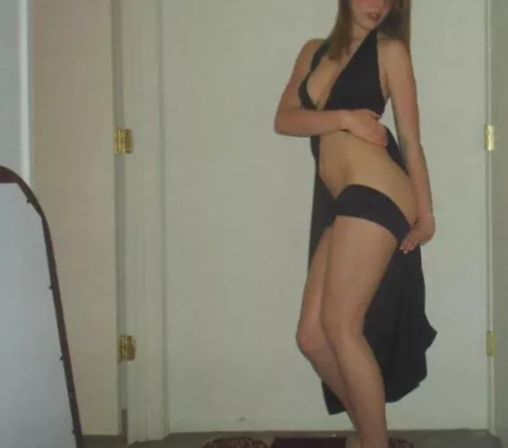 My Wife, then Girlfriend in our Apartment