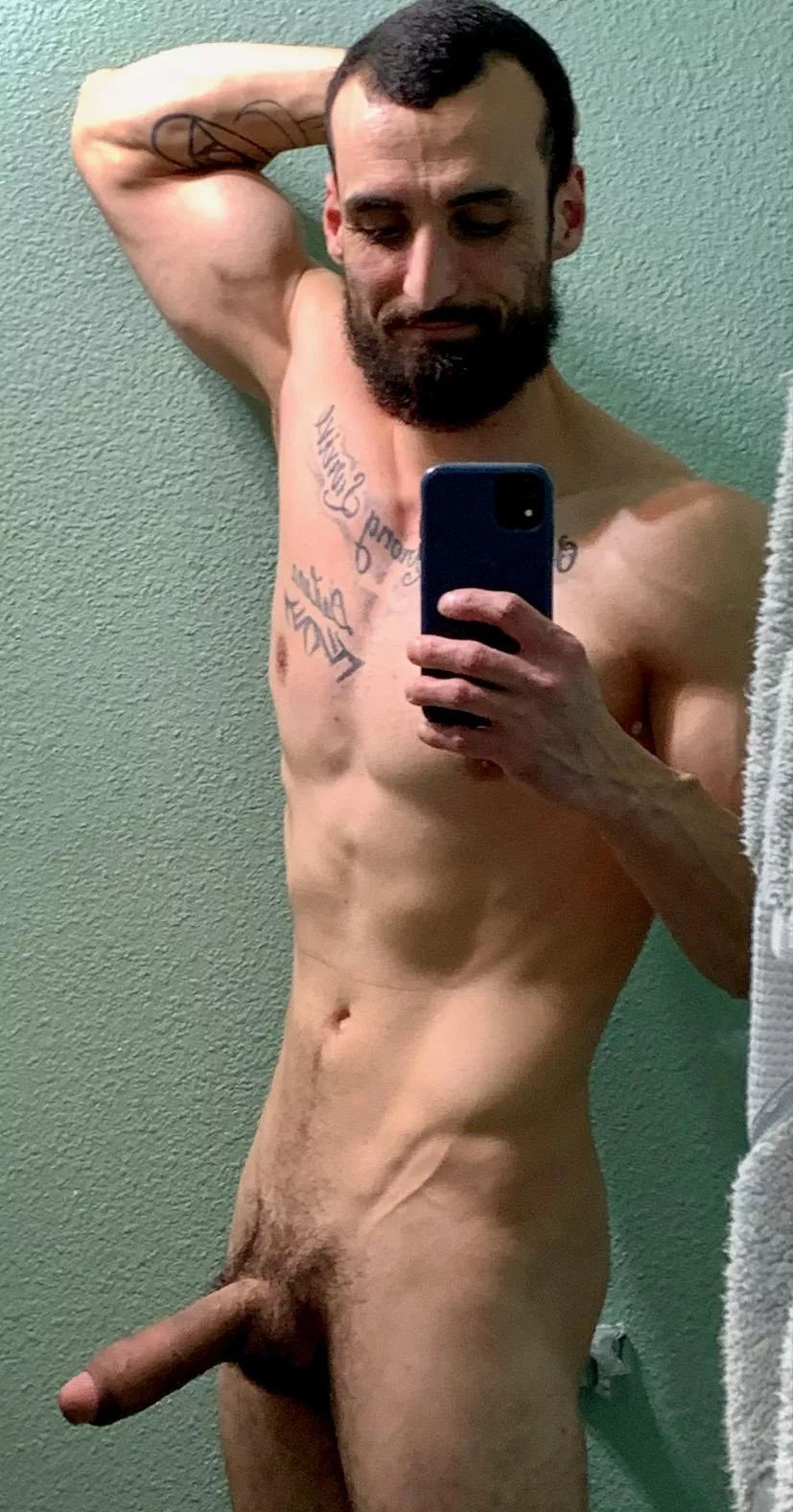 Post gy[m] got the pump going who wants a cream pie .?