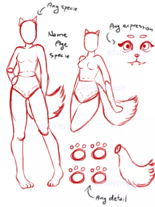 Ref sheet for 15usd, only for the first customer!