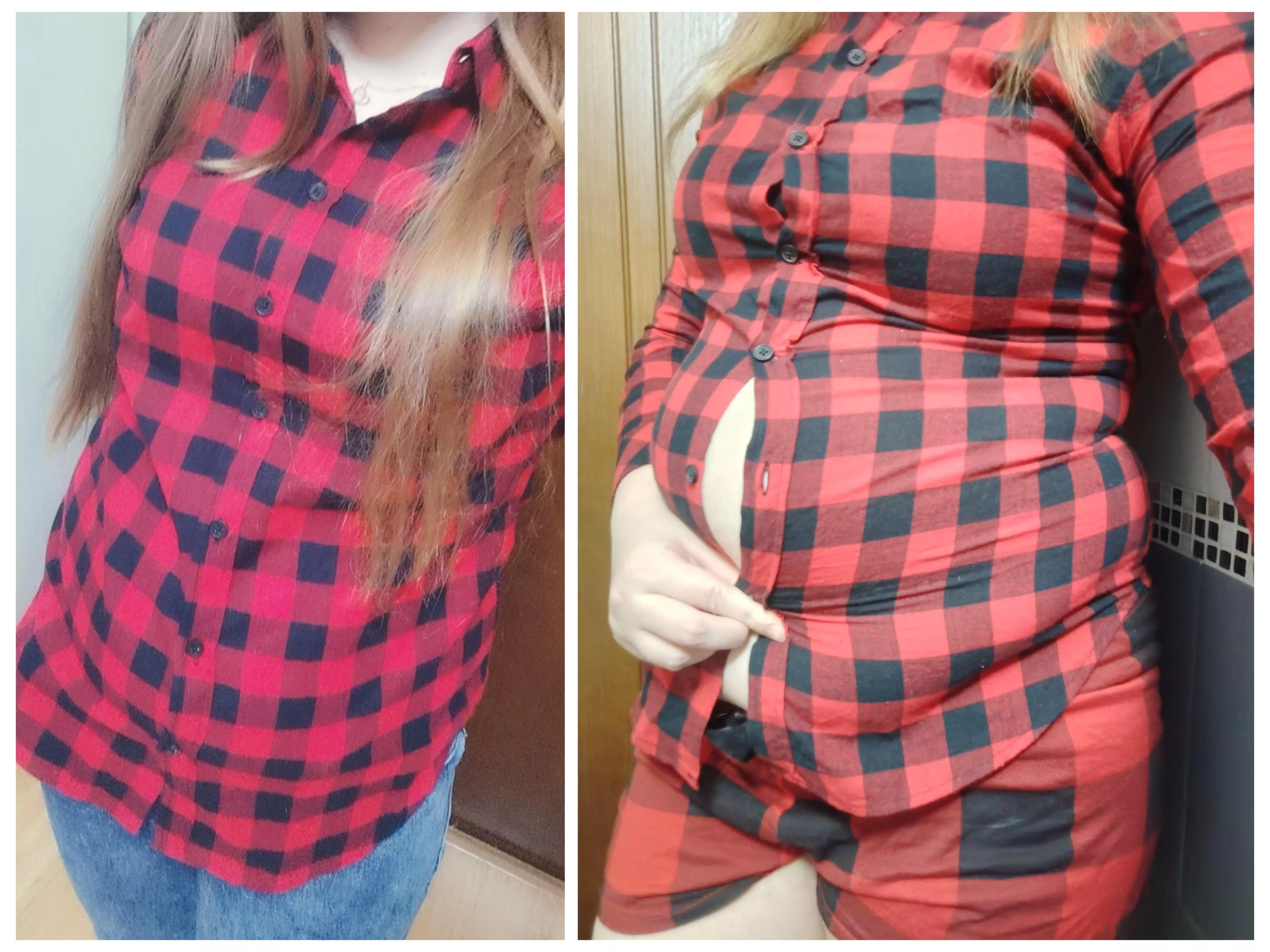 Shirt explodes with fat😅🙈