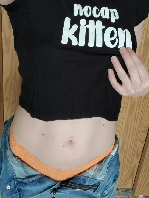 Should I wear more crop tops to show off my cute button?
