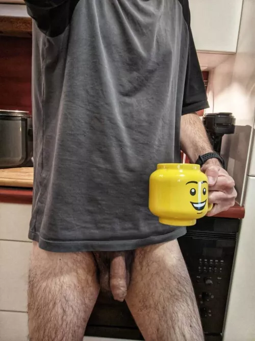 Starting the day with a nice cup