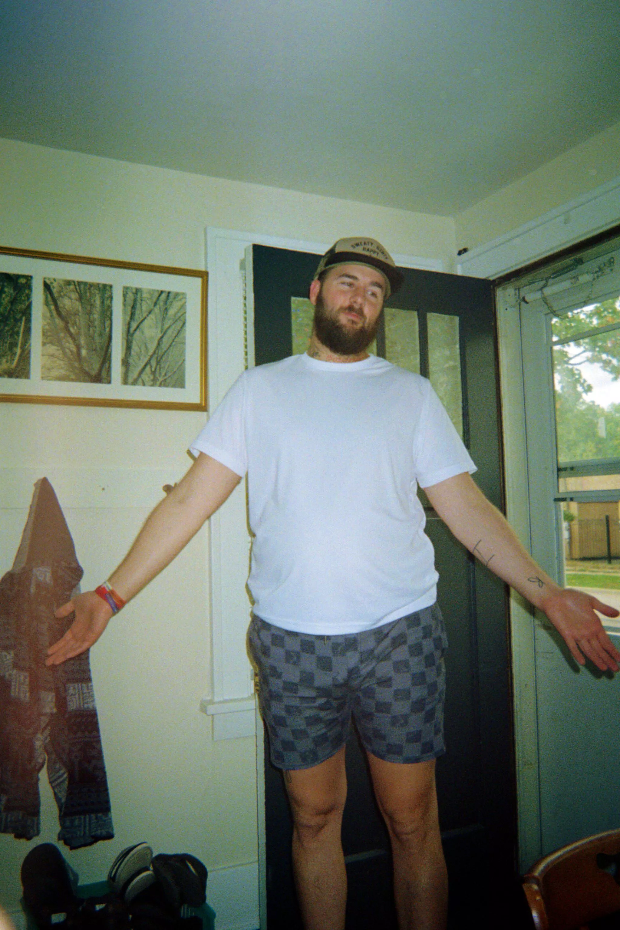 Taken with a disposable camera!