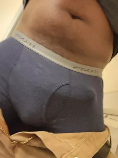 That Monday bulge, tho.Stay hard and swollen. 