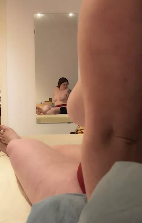 The person in the mirror