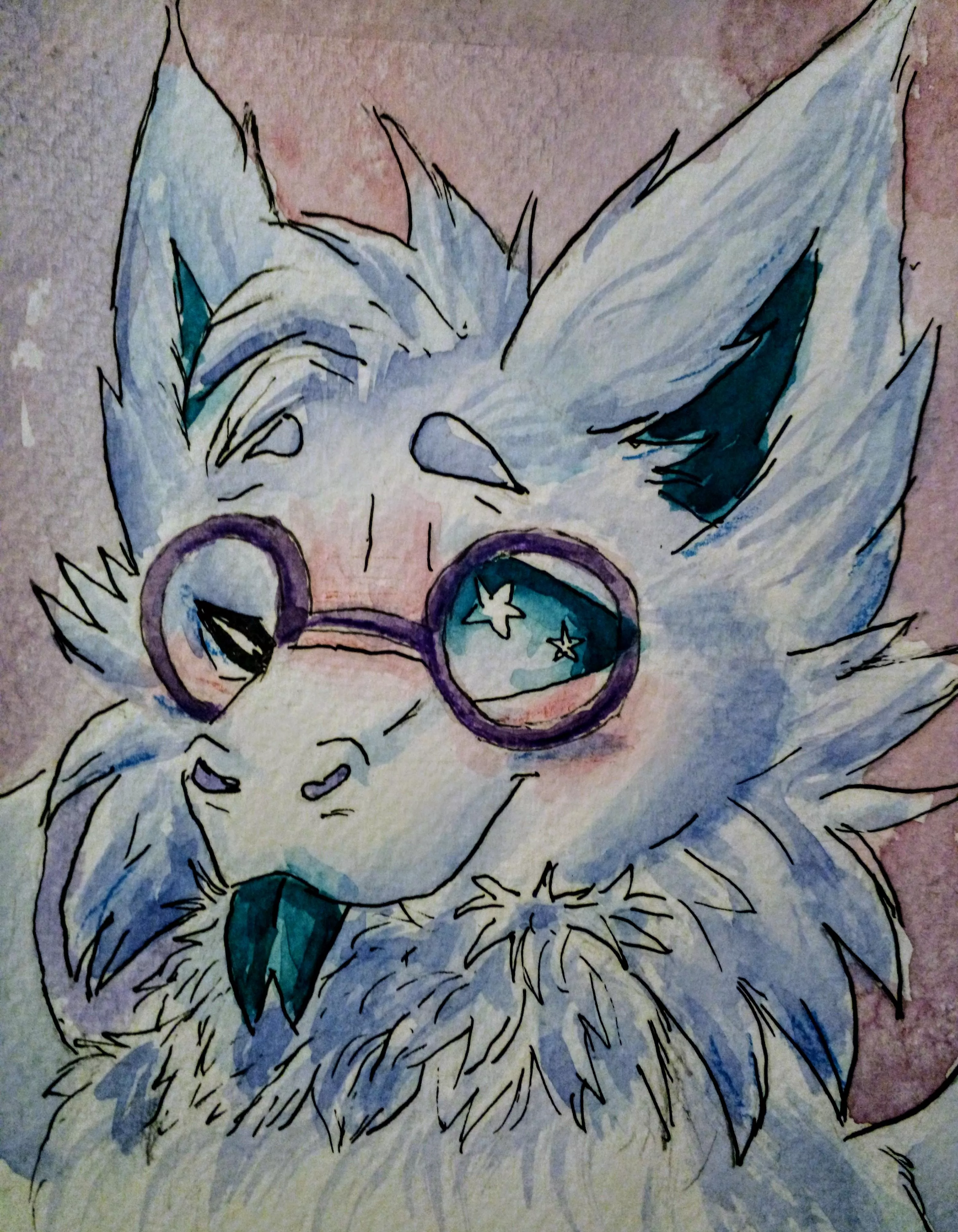 Watercolor headshot request (by me)