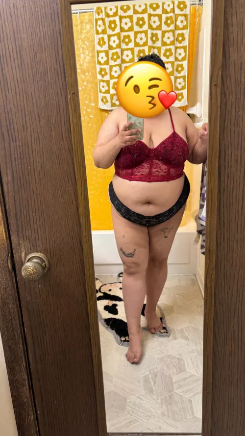 wearing cute underwear for my birthday