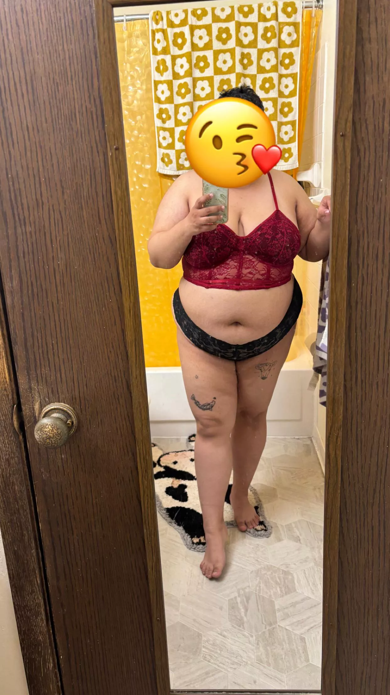 wearing cute underwear for my birthday