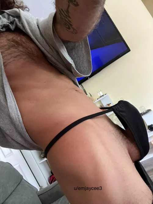 When the thong hugs it just right