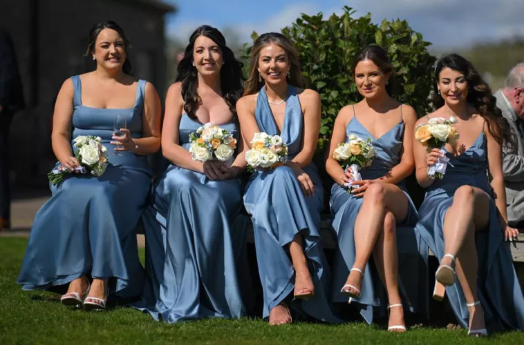 Which bridesmaid took the biggest load in their pussy?