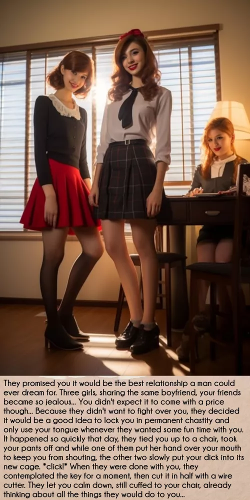 Who needs a man's dick when you can train his tongue?