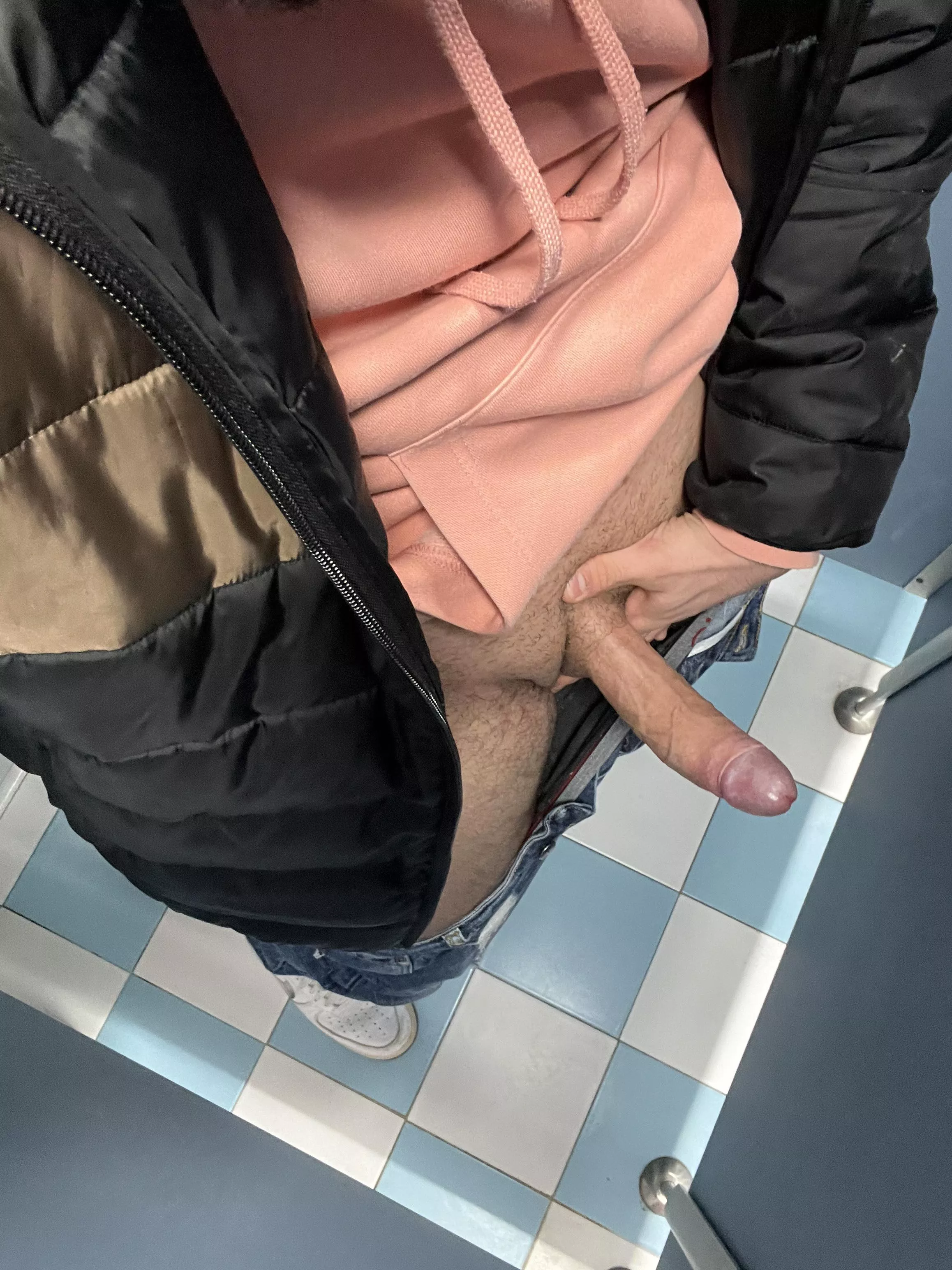 Would you blow me in the university bathroom?