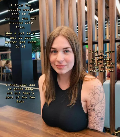 You bet your ass and lost