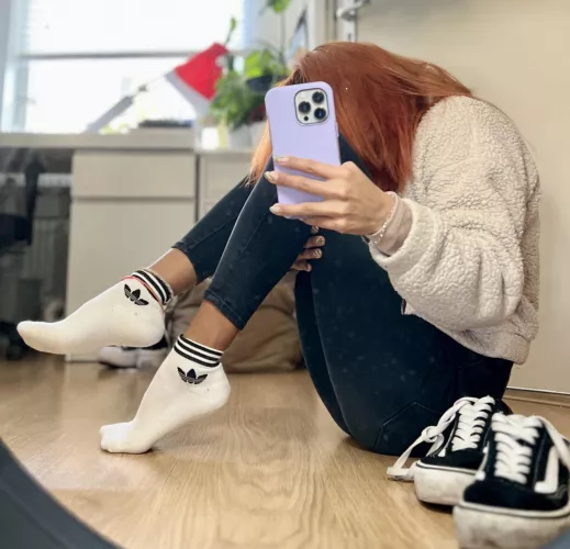 You love my dirty Adidas socks? [F]