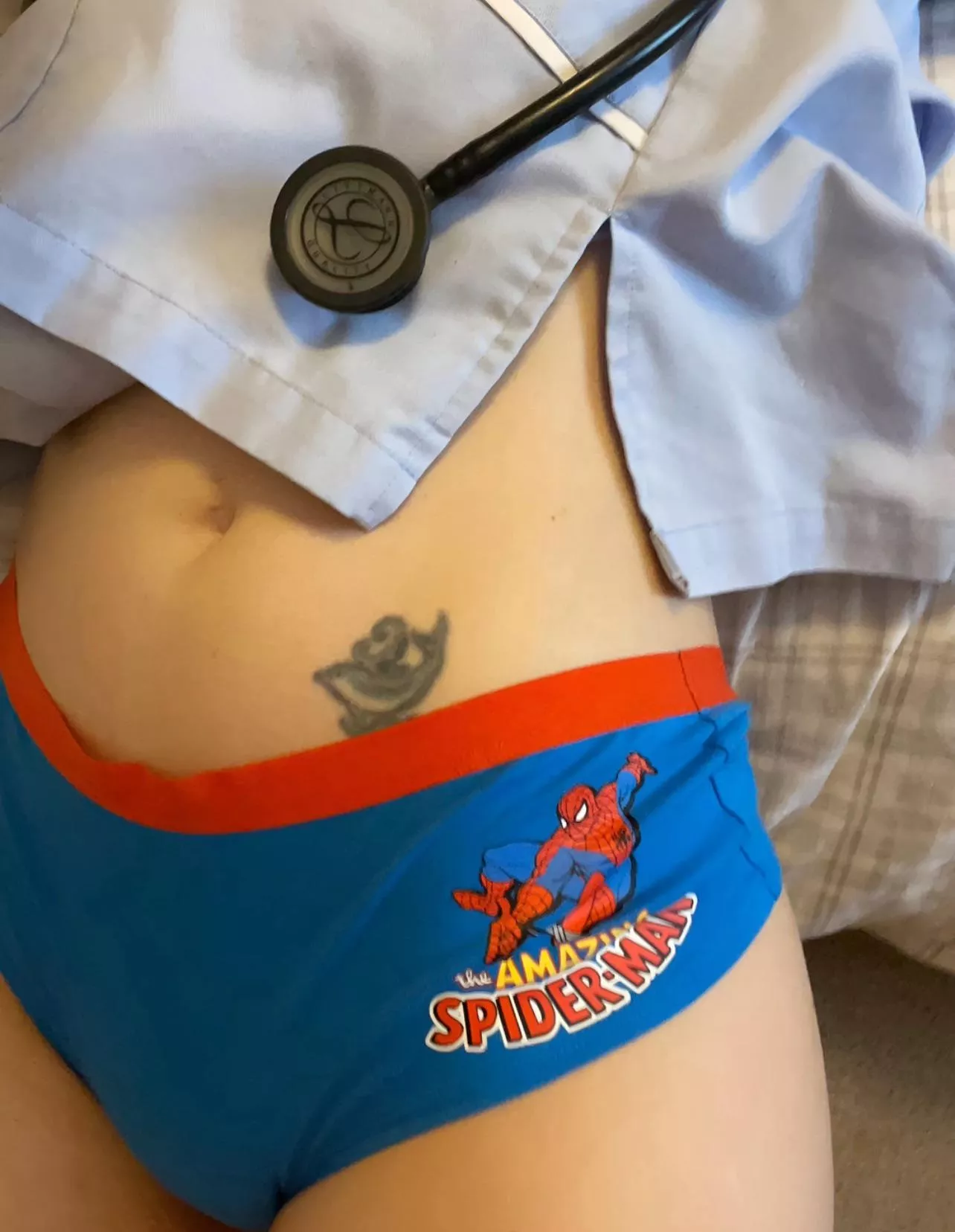 A real nurse with a secret nerdy Spider-Man crush [f] 