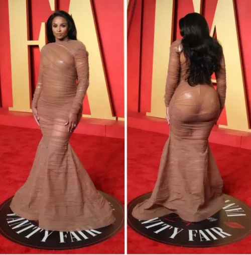 Ciara at Vanity Fair party 