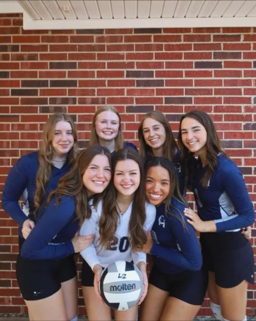 College volleyball girls