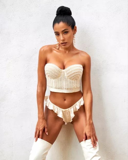 corset and panties are hot