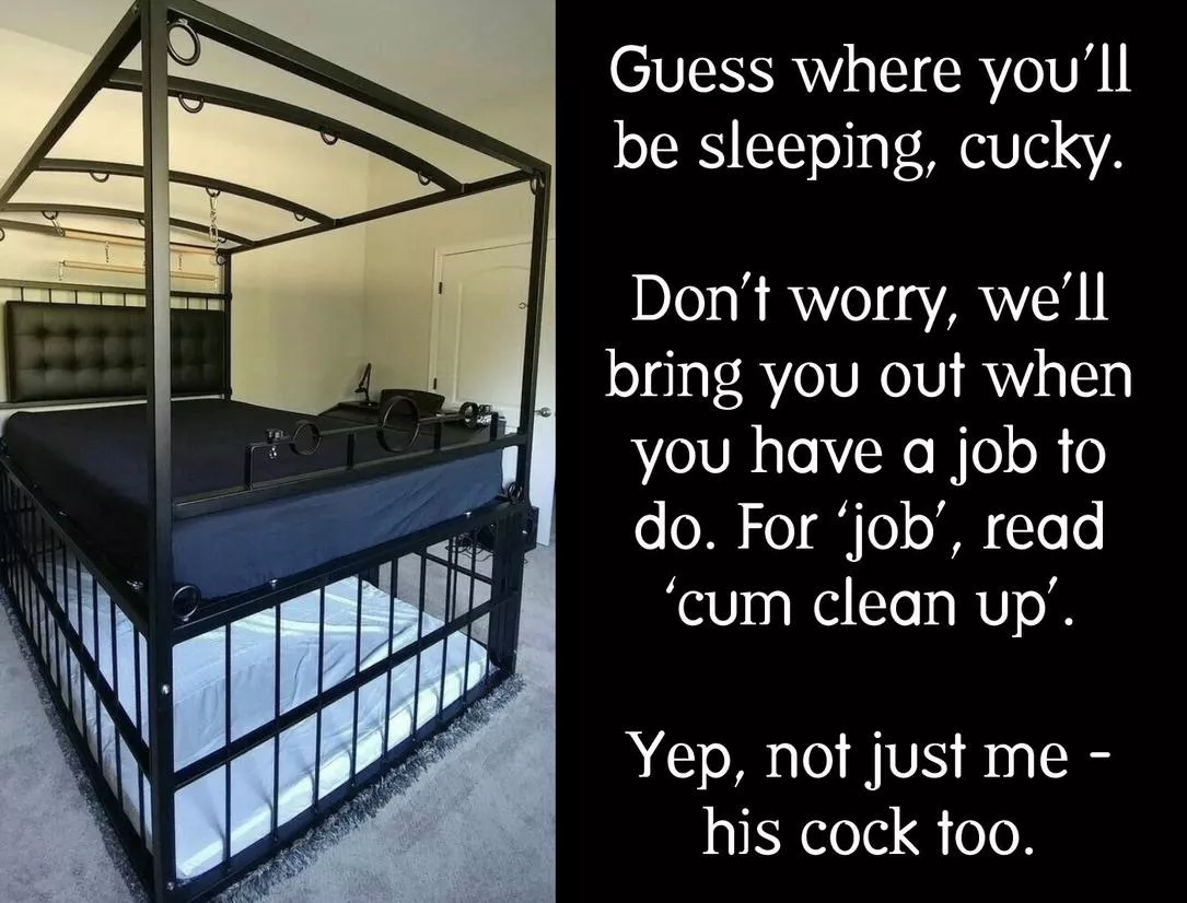 Cum clean-up on demand… 