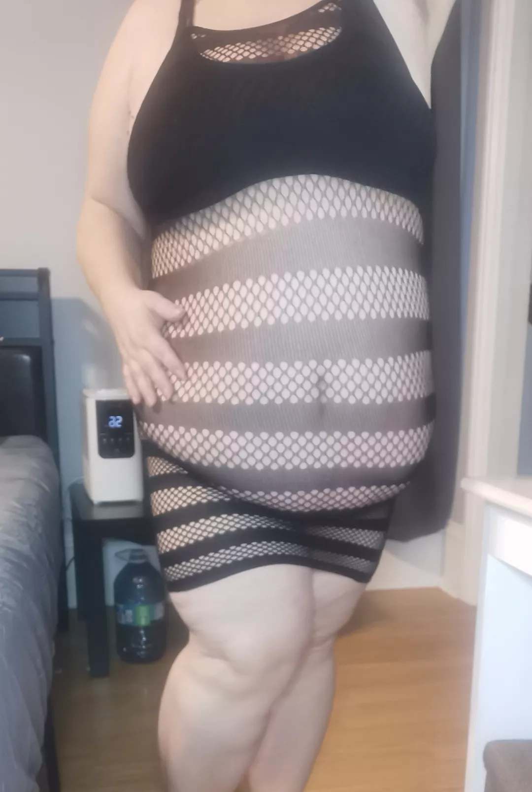 Does my belly hang too low for you? 