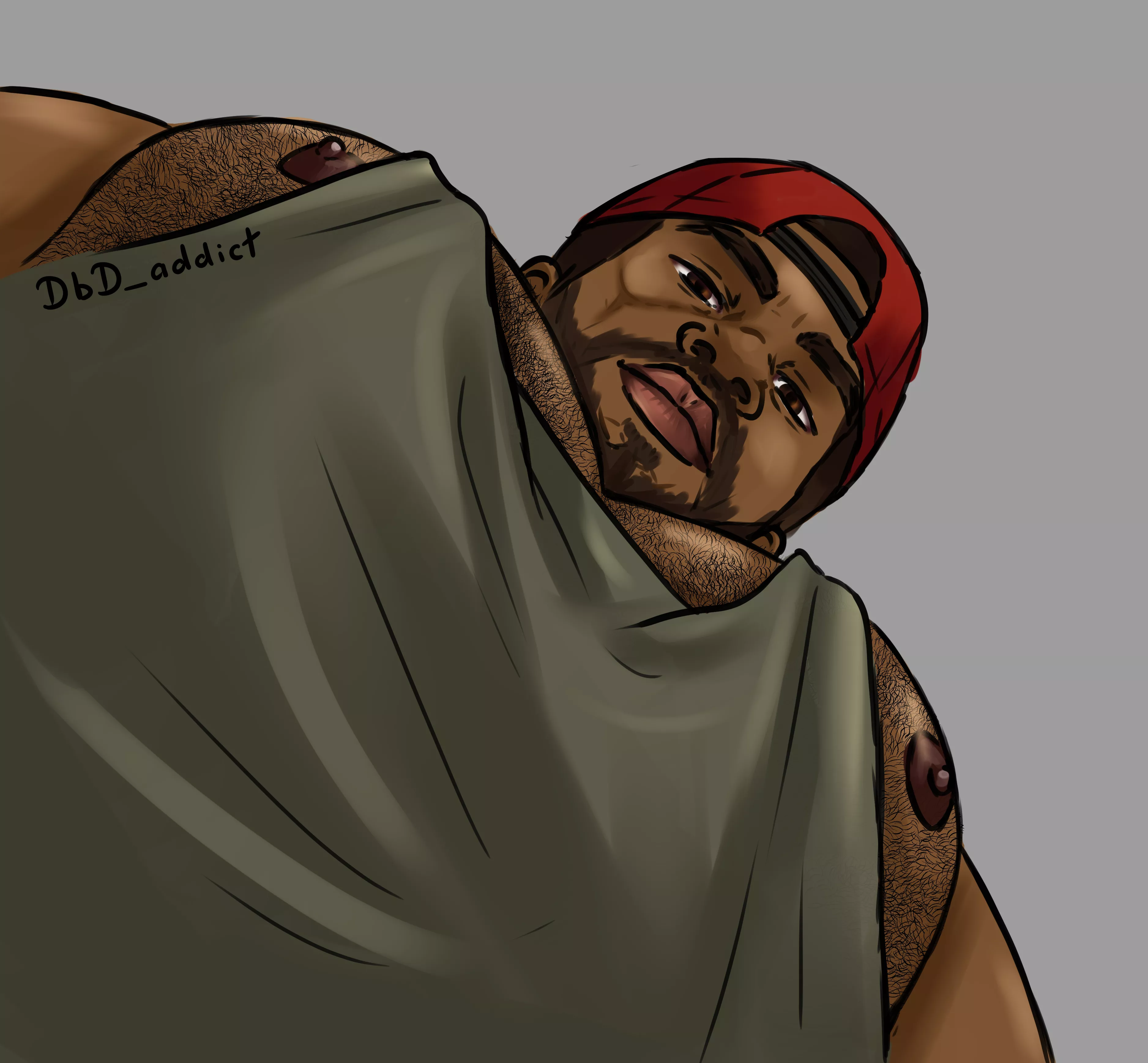 Elijah Walker from B4B showing off his chest (based on a certain viral post on X)