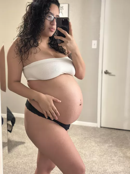 Feeling sexy in a thong 