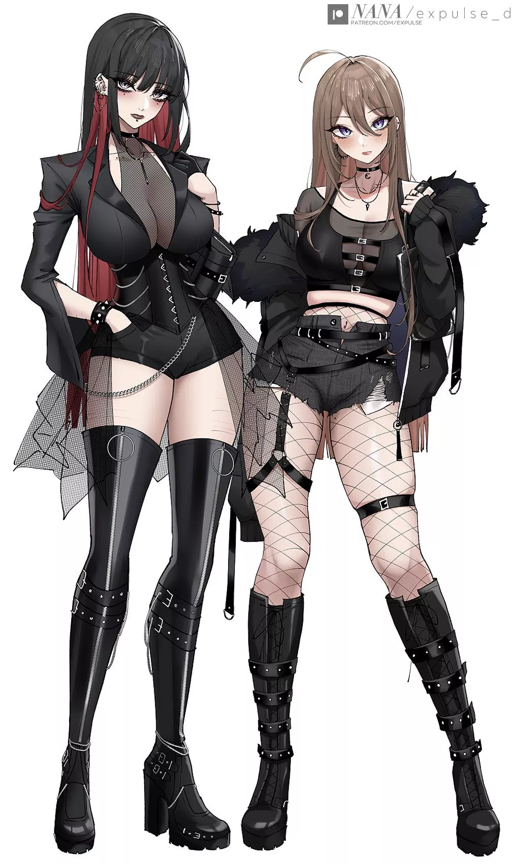 Goth Zenith & Nana  [Artist's Original]